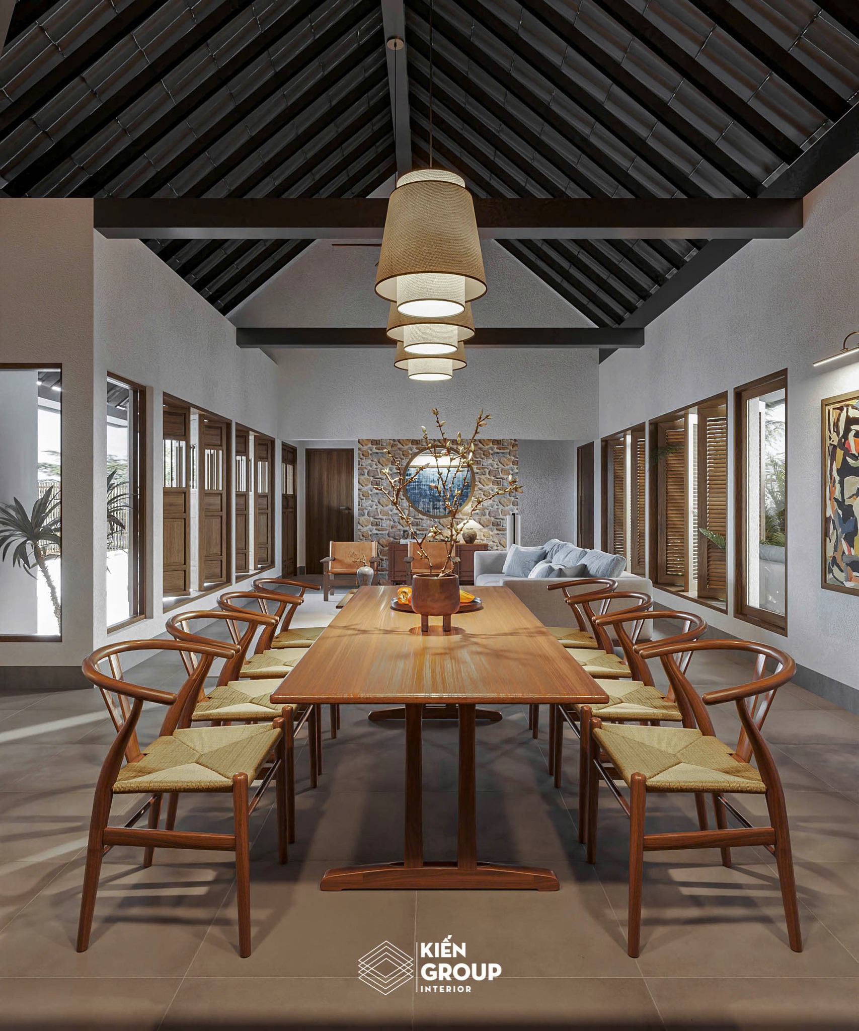 [HN] KIẾN TRÚC & NỘI THẤT NHÀ VƯỜN BA VÌ | HÀ NỘI